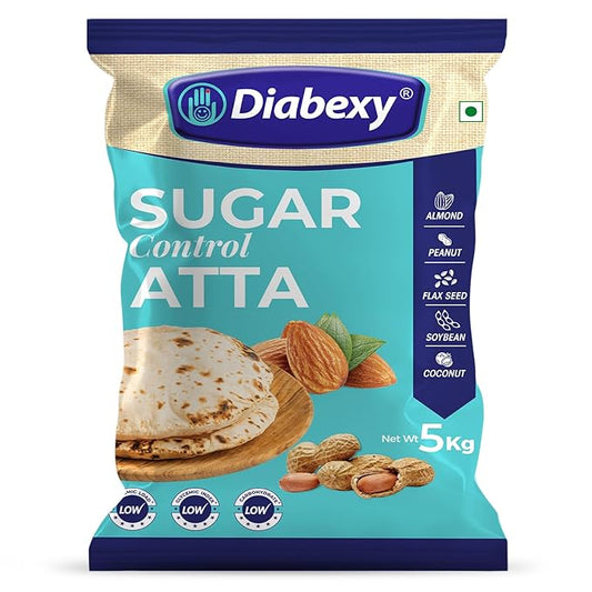 SugarVedas Sugar Control Atta for Diabetics | Diabetic Atta | High Protein Flour - 5kg